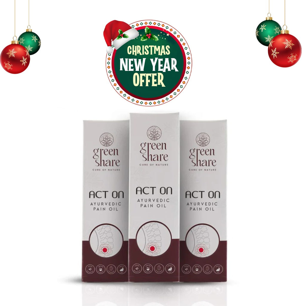 Act on Ayurvedic Pain Oil - Pack of 3
