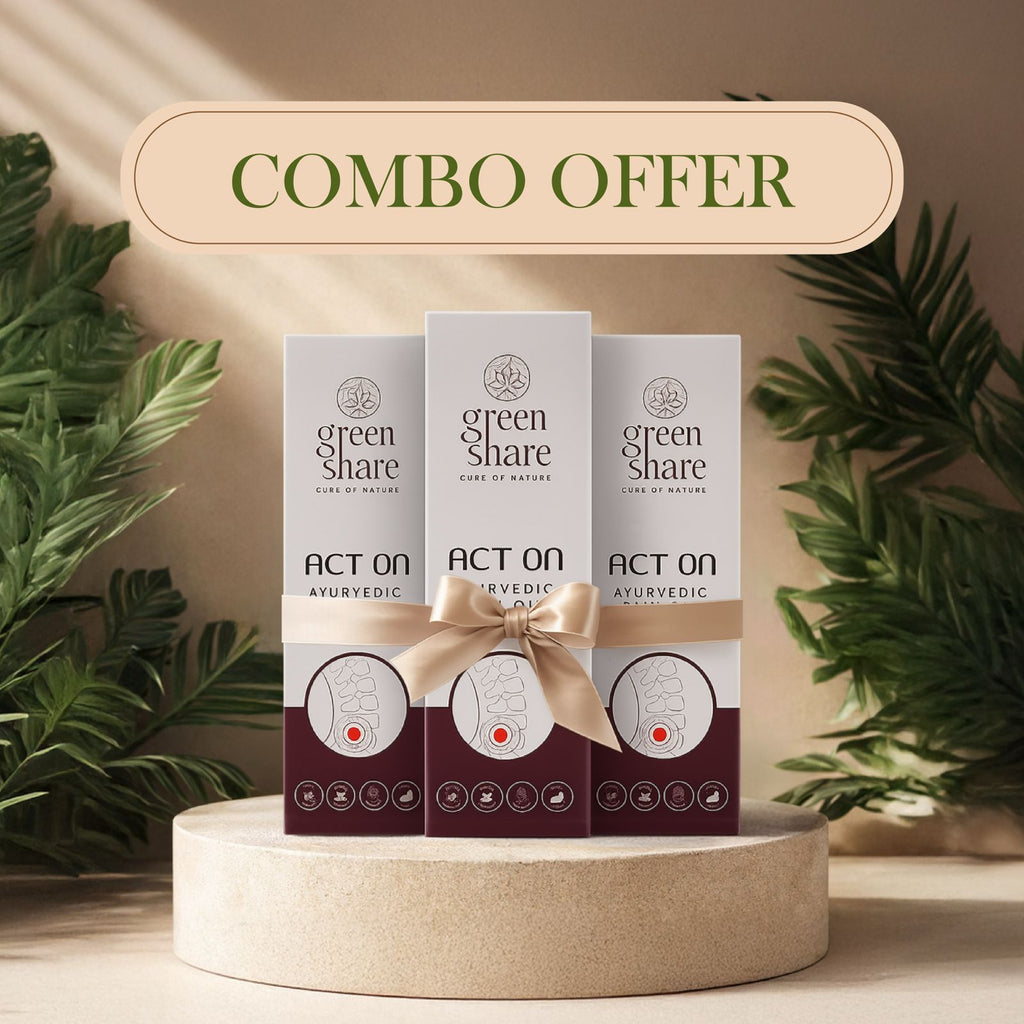 Act on Ayurvedic Pain Oil - Pack of 3