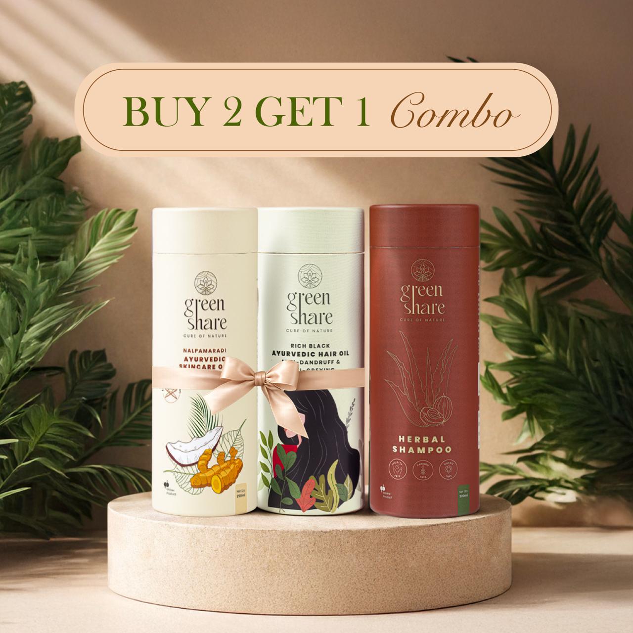 Skincare Oil & Hair Oil Combo Pack