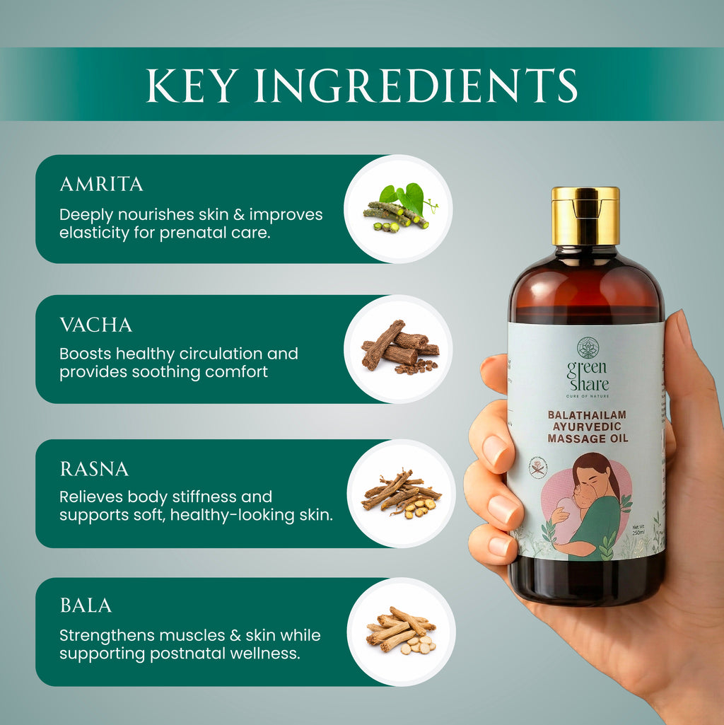 Bala Thailam - Ayurvedic Massage Oil