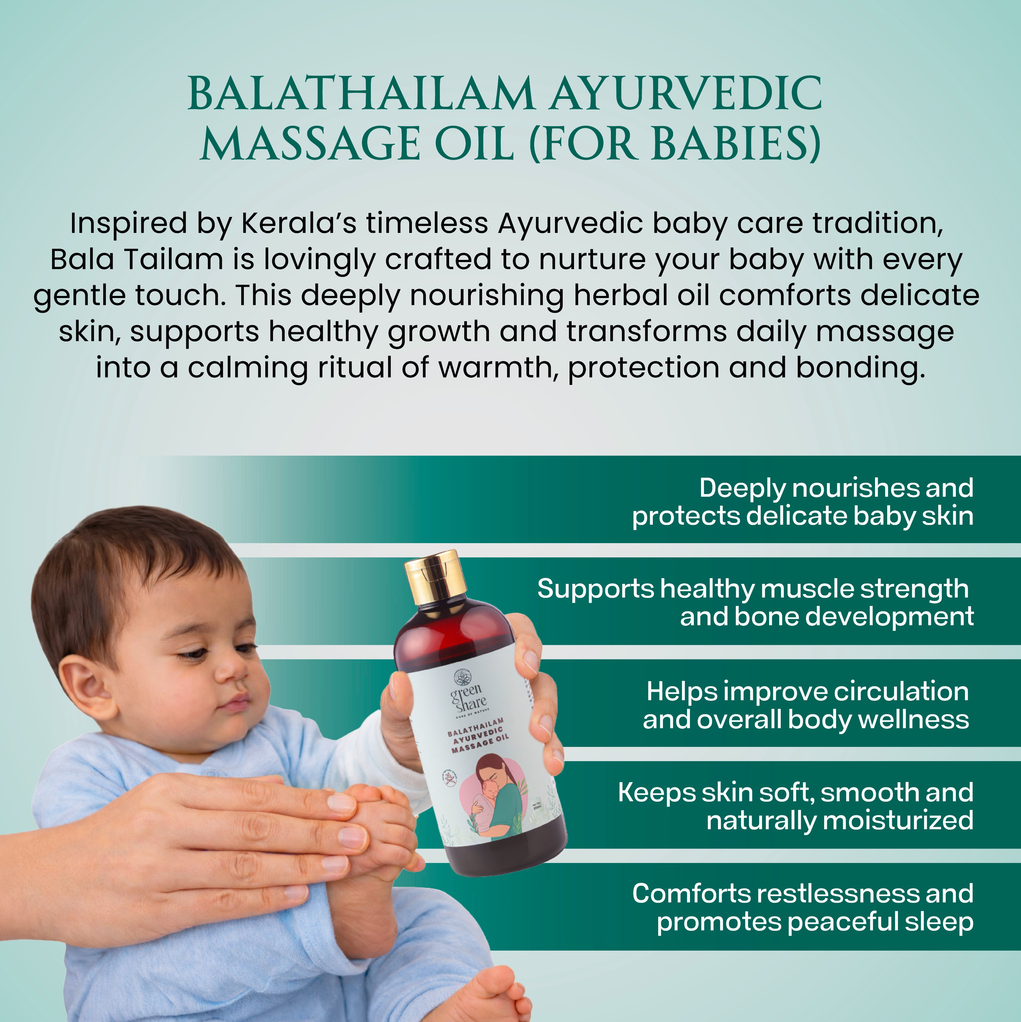 Bala Thailam - Ayurvedic Massage Oil