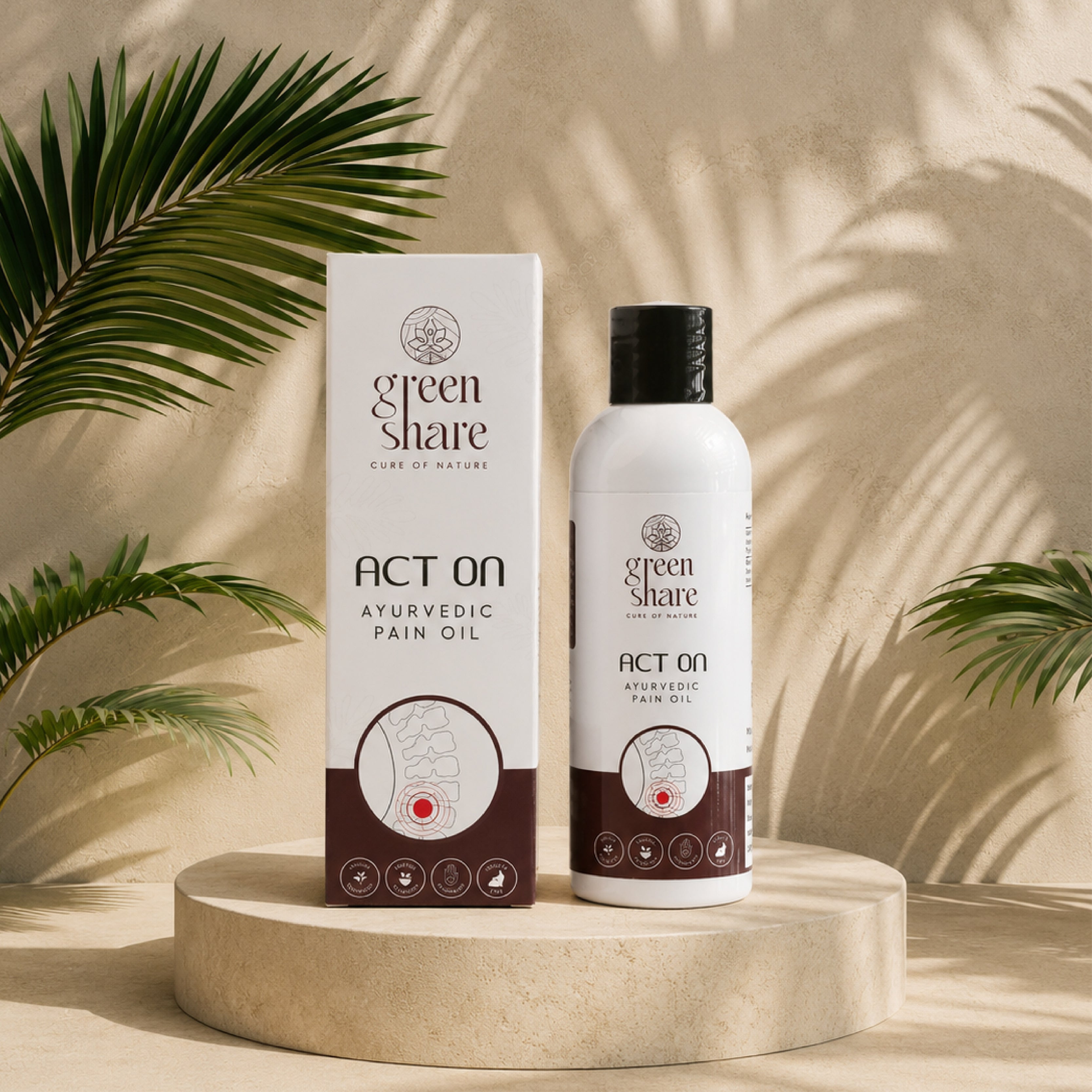 Act on Ayurvedic Pain Oil - Pack of 3
