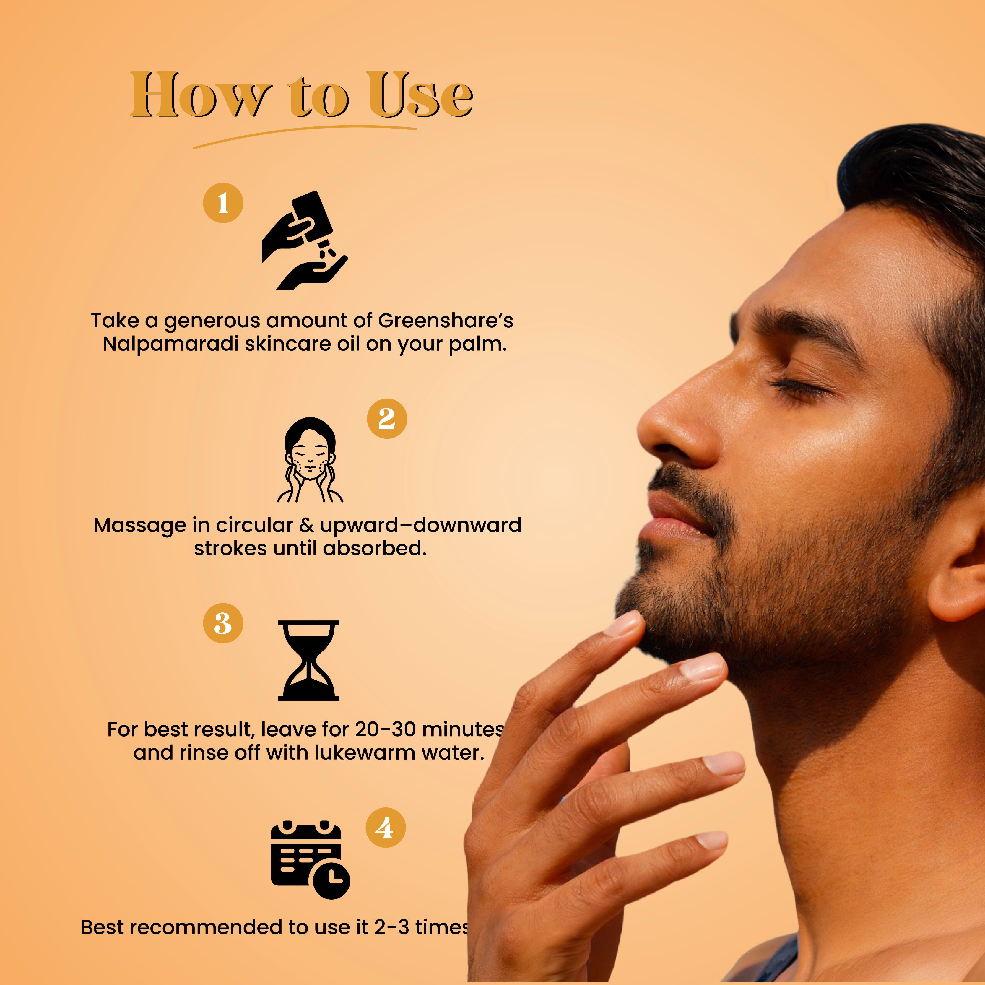 Nalpamaradi Ayurvedic Skin Care Oil