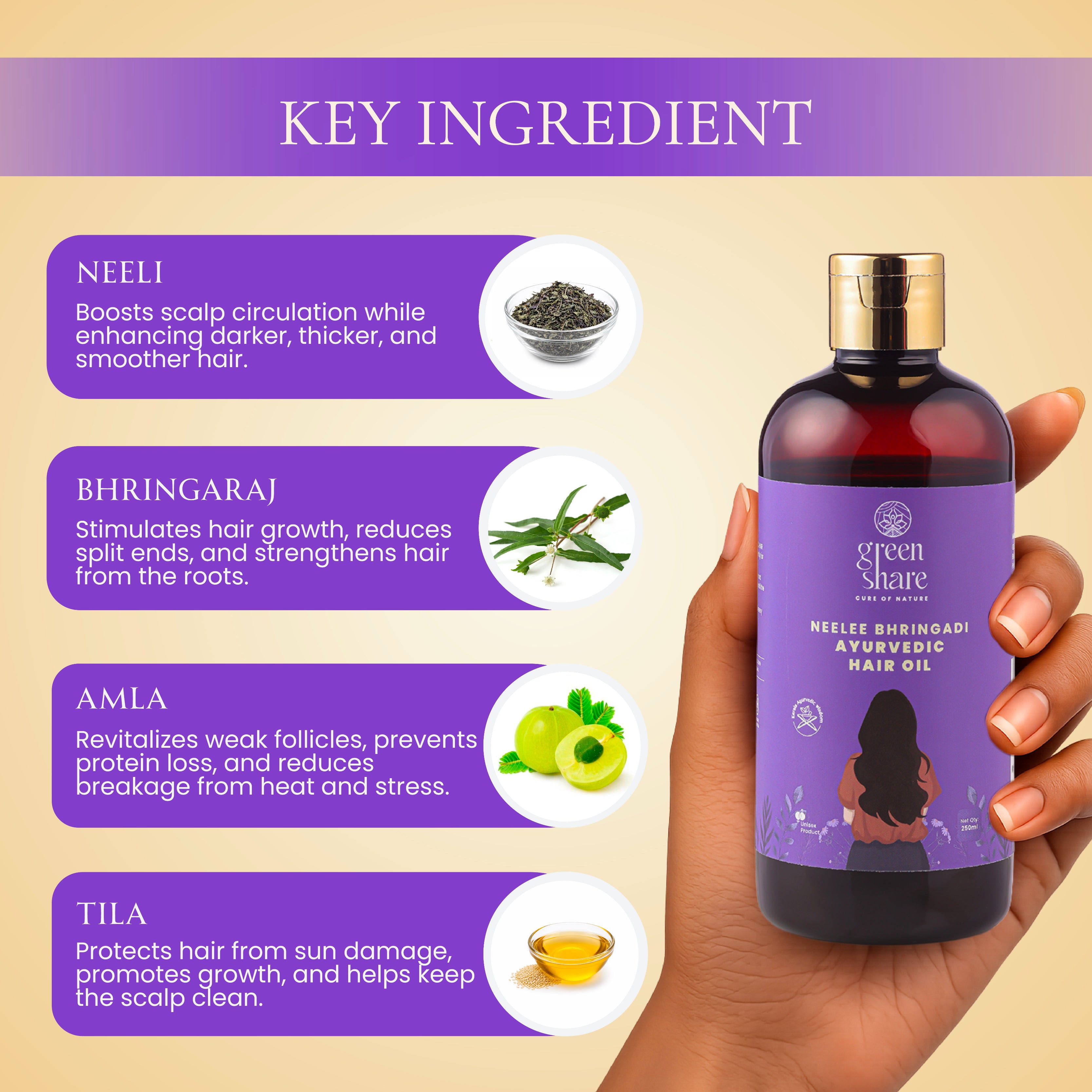 Neelee Bhringadi Ayurvedic Hair Oil