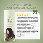 Rich Black Ayurvedic Hair Oil - Anti Dandruff & Anti Greying