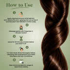 Rich Black Ayurvedic Hair Oil - Anti Dandruff & Anti Greying