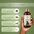 Rich Black Ayurvedic Hair Oil - Anti Dandruff & Anti Greying